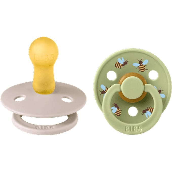 BIBS Studio Colour 2 PACK Bumblebee Latex Size 2 Mushroom Mix 2 st