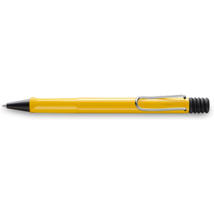 Lamy balpen, model safari geel, met medium vulling