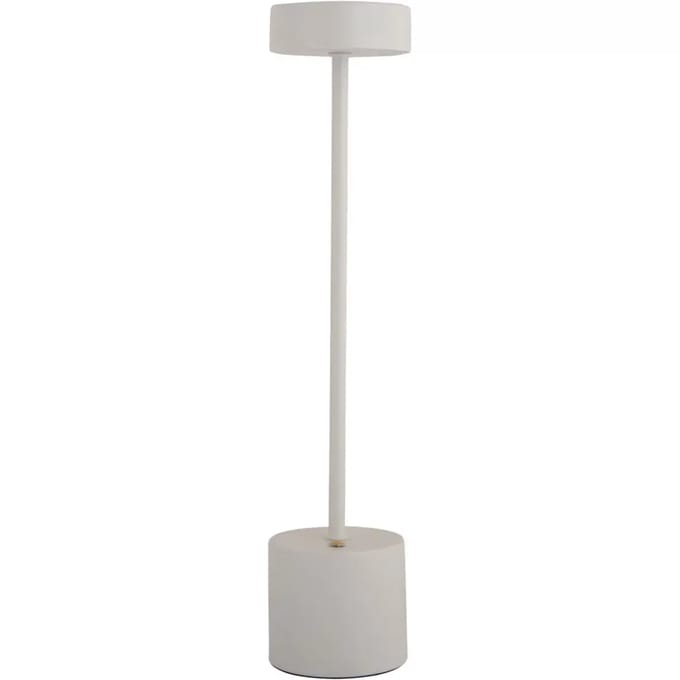 Leitmotiv Tafellamp Ganar Led - Wit - 8x8x37.5cm - Modern