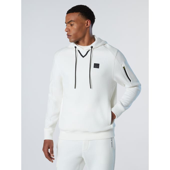 North Sails Hoodie Piqué Scuba stof