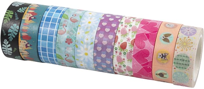 Masking Tape, B: 15 mm, 10x10 m/ 1 doos