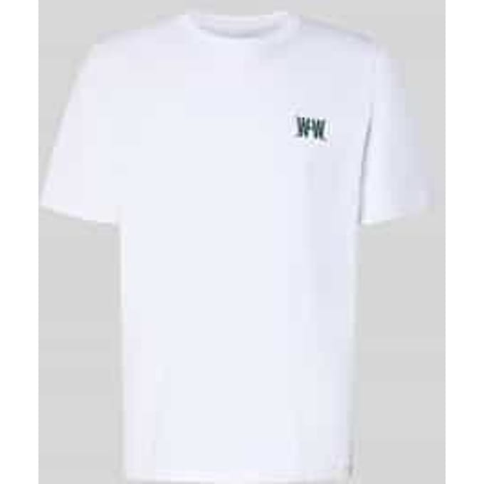 Regular fit T-shirt met logoprint Model 'Bobby'