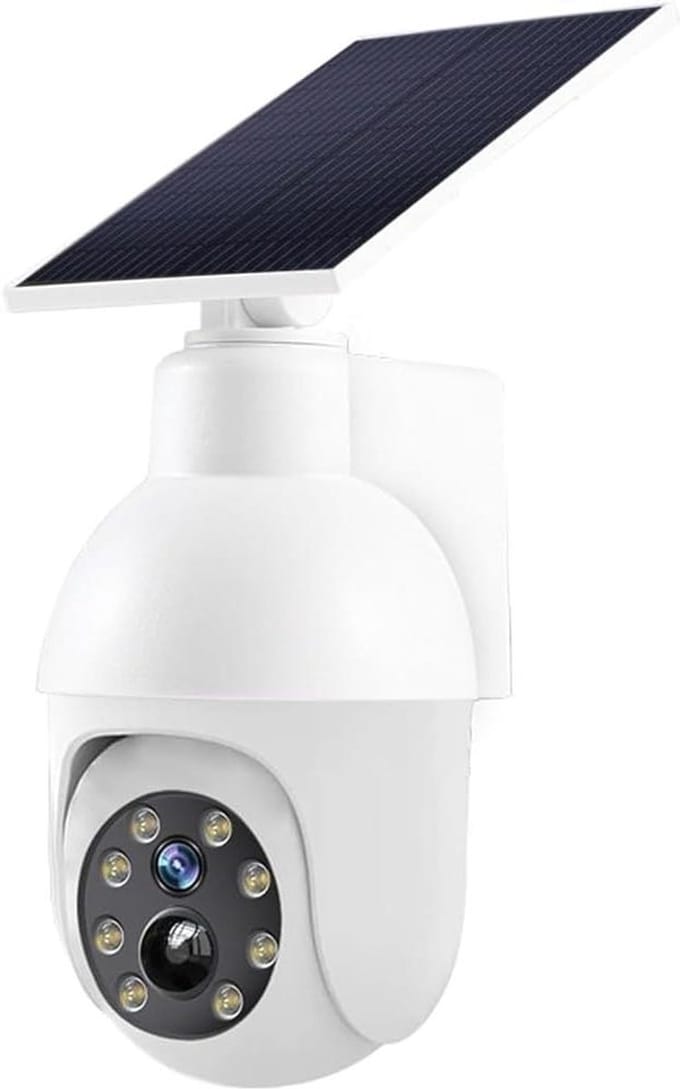 Sensor Camera Lamp - Bewakingslamp - Veiligheid Verhogend - Realistisch Uiterlijk - N.v.t. - Zwart Wit