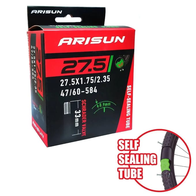 Schrader ventiel binnentube Arisun 27x1.75/2.35