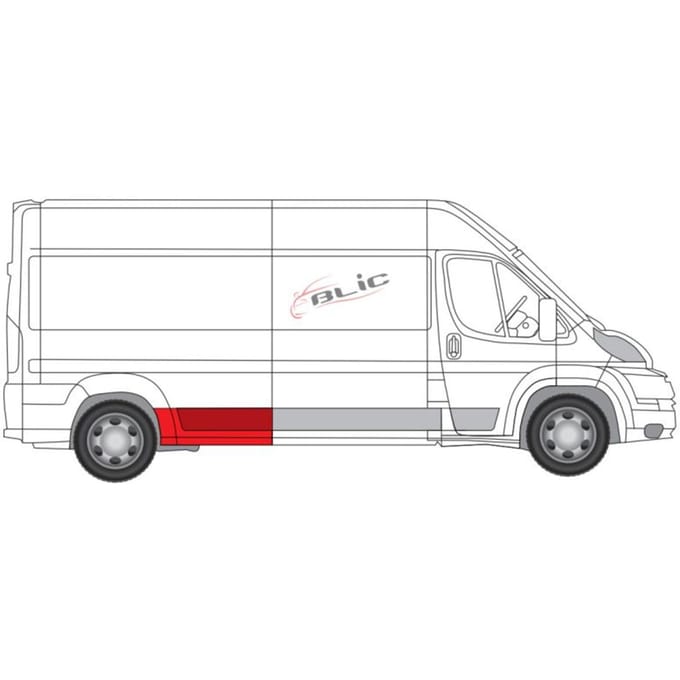 Wielkastbekleding, binnenspatbord BLIC 6504-03-2097582P