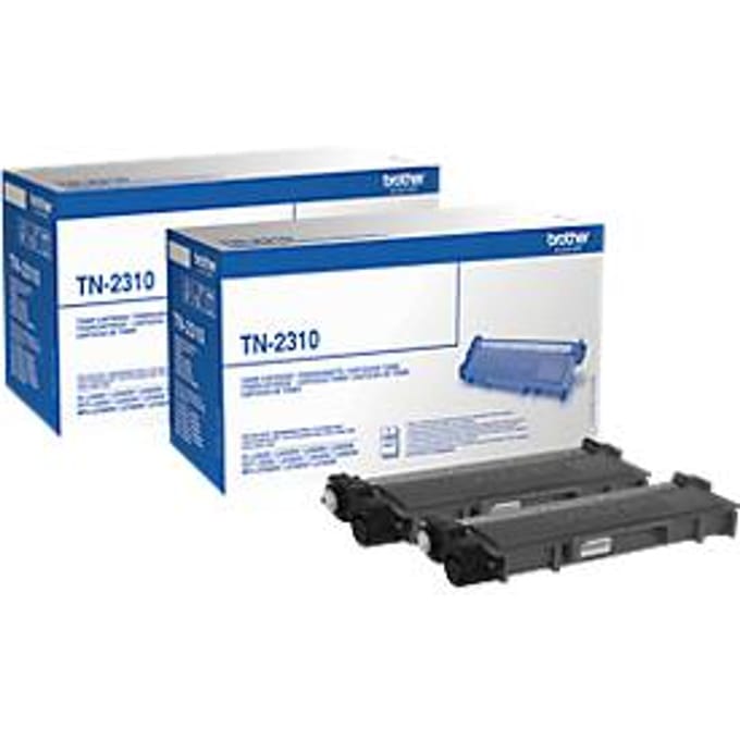 Brother voordeelset 2 x TN-2310 tonercassette zwart