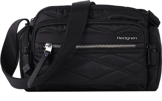 Hedgren Schoudertas Emily Multipockets Crossover RFID New Quilt Black Zwart