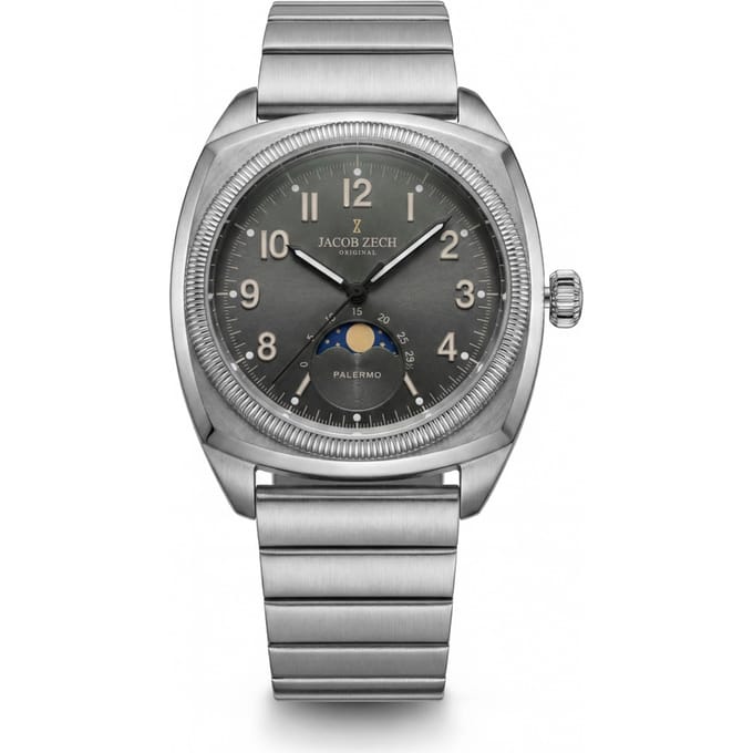 Jacob Zech - Heren Horloge Palermo - Zilver