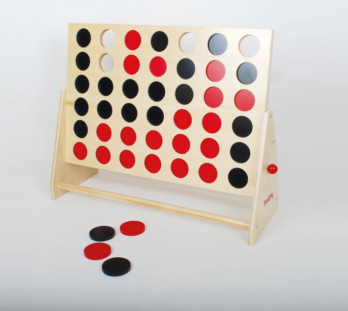 tickit® Houten 4 Op Een Rij