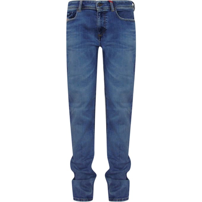 Diesel 1979 Sleenker Blauwe Denim Jeans