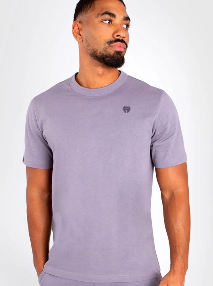 Venum Silent Power T-Shirt Katoen Lavendel Grijs - M