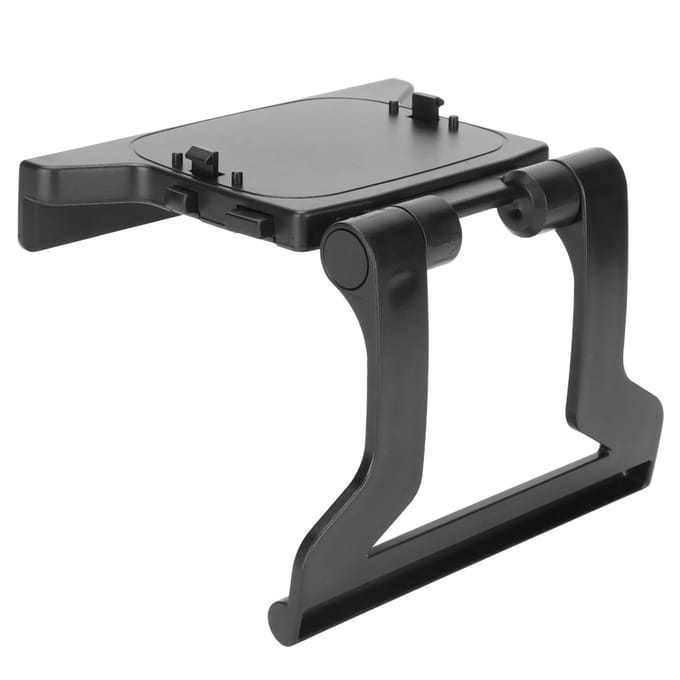 Voor Xbox 360 TV Clip Lichtgewicht Ruimtebesparende TV Montageclip Houder voor Xbox 360 Aanbevolen TV zwart