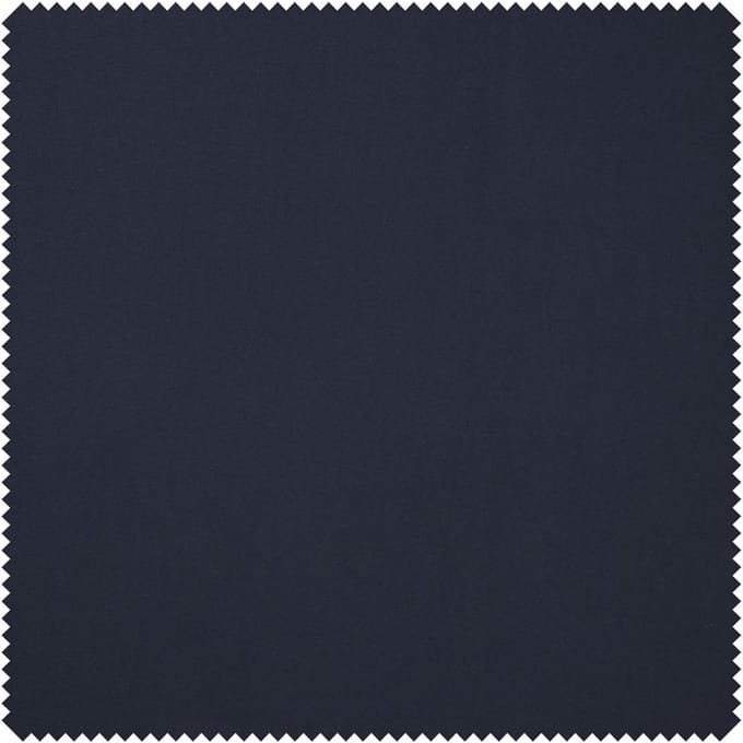 Polyester stof Peach Skin "Uni" - Indigo-Blauw
