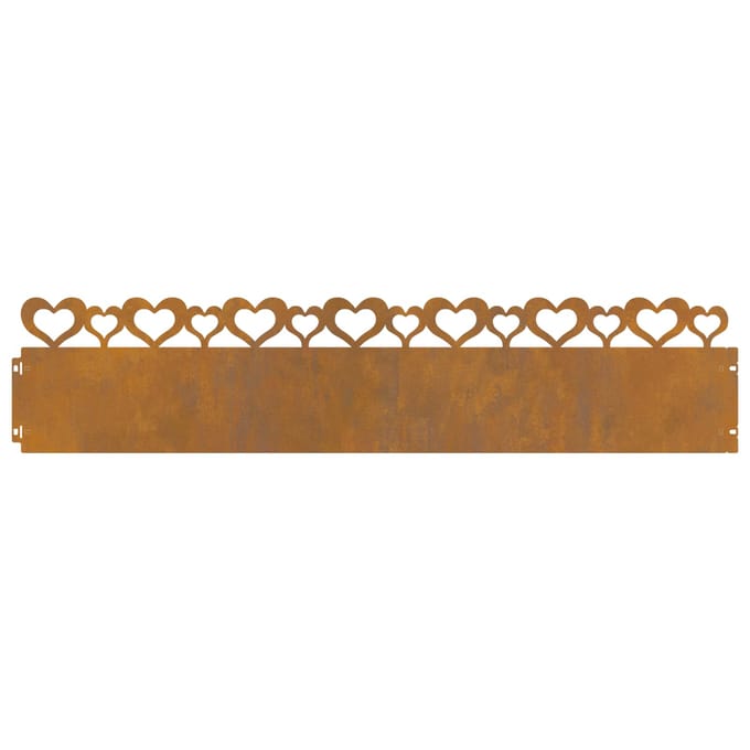 vidaXL - Gazonranden - 20 - st - 103 - x - 0,05 - x - 22 - cm - weervast - staal