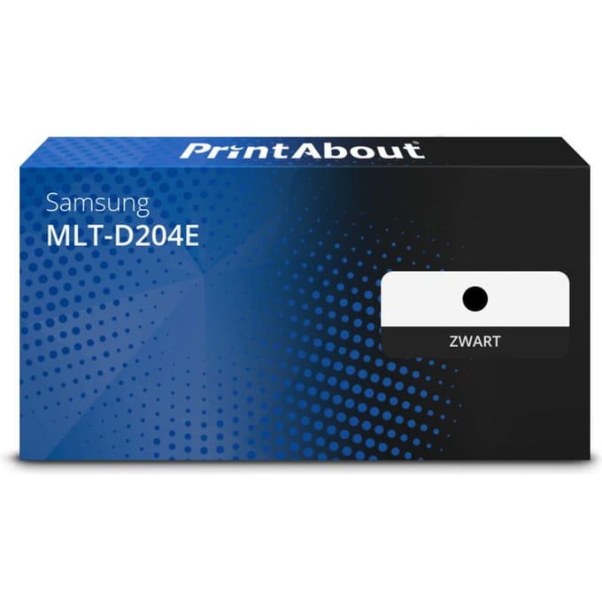 PrintAbout huismerk Toner MLT-D204E (SU925A) Zwart Geschikt voor Samsung
