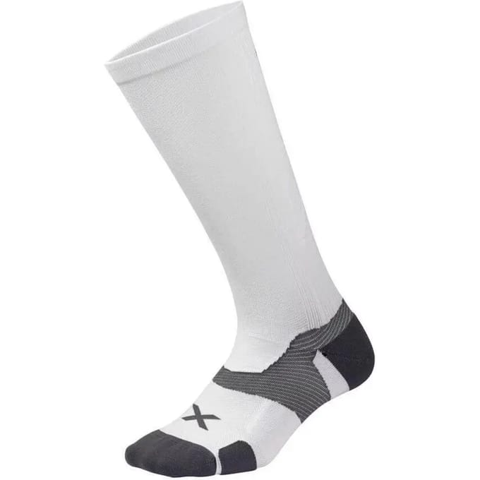 2xu Vector Cushion Lange Sokken Wit EU 38-41 1/2 Man