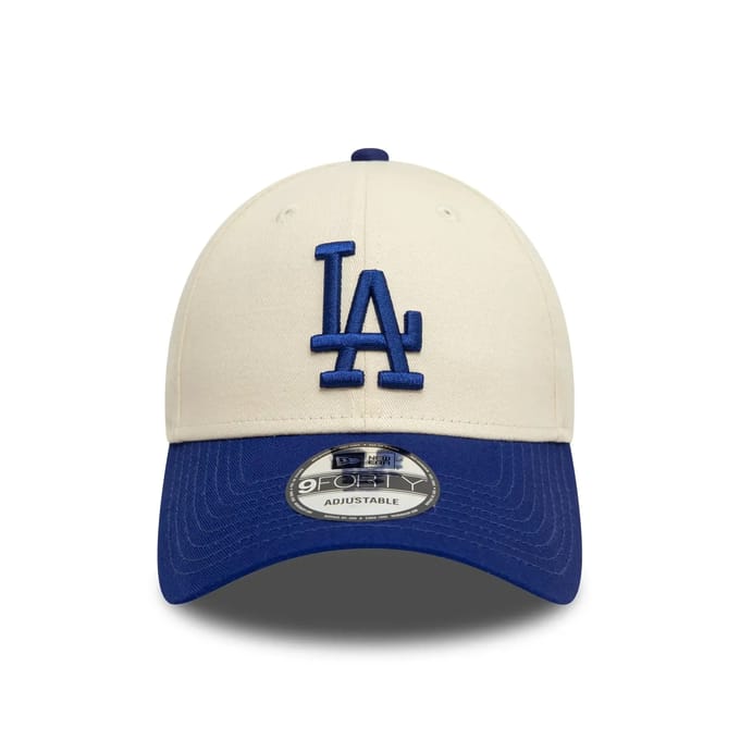 New Era - LA Dodgers Colour Block Cream 9FORTY Adjustable Cap