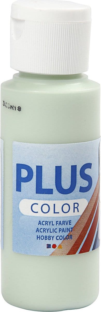Plus Color acrylverf, lentegroen, 60 ml/ 1 fles