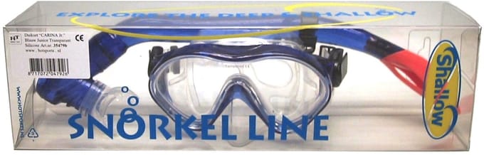 Shallow Duik-set carina junior blauw