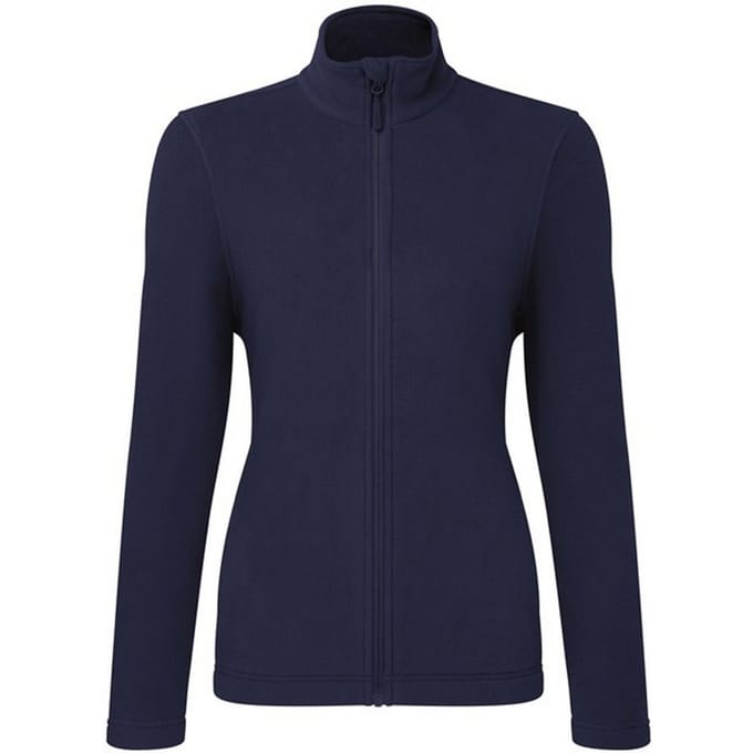 Premier Dames/Dames Recyclight Full Zip Fleecejack (Marine)