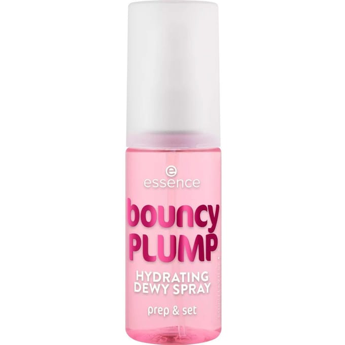 Hydraterend en voedend Essence Bouncy Plump Hydraterende Dewy Fixeerspray