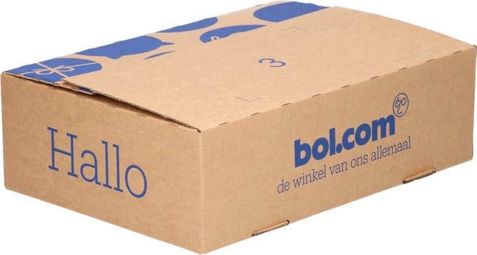 bol.com verzenddoos - 28x20x8 cm - 1.925 stuks - Autolock bodem - Plakstrip - 1 pallet
