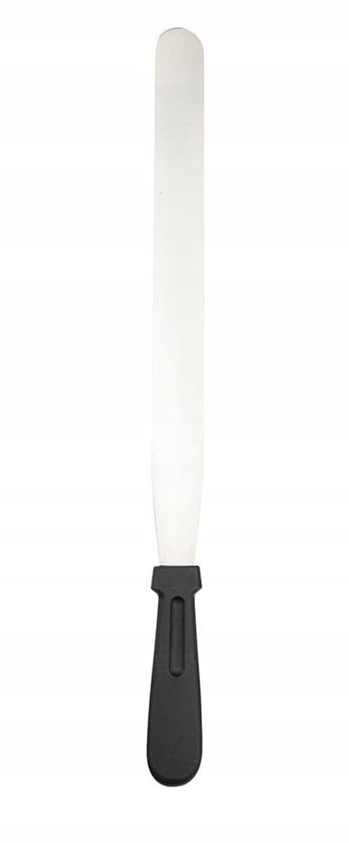 Altom - Spatuleer Spatel Voor Taart - 30cm - Zwart & Wit - Staal & Kunststof