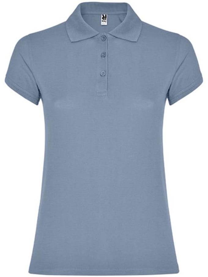 Roly - Star Dames Polo - Zen Blue 263 maat L