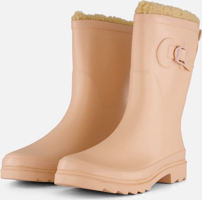Gevoerde dames regenlaarzen roze - Maat 39 - 100% Waterdicht
