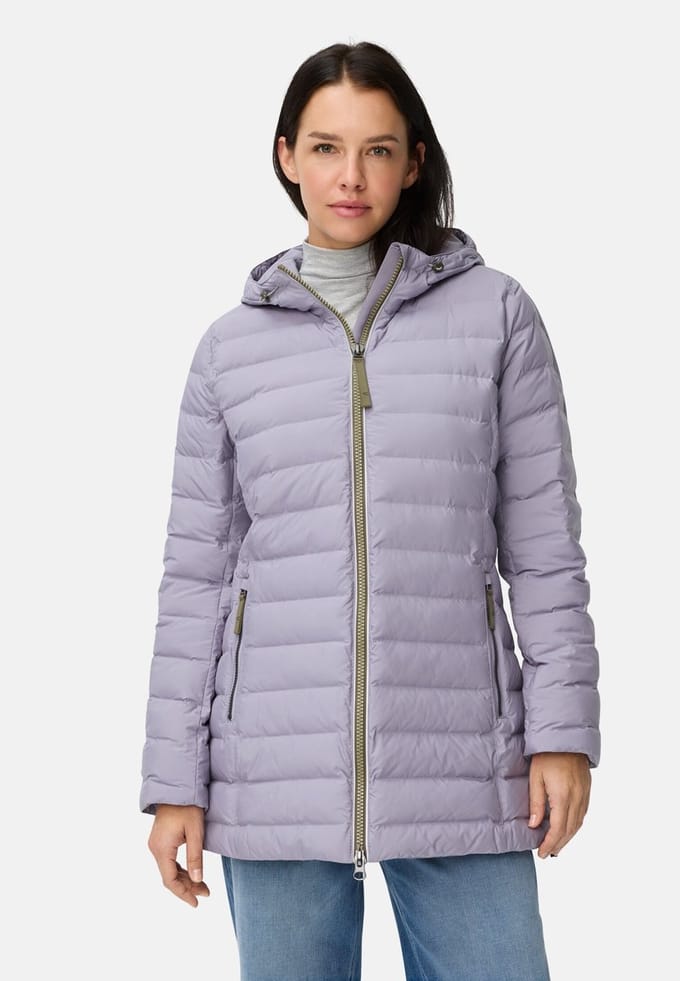 camel active teXXXactive® functionele jas met capuchon - Maat womenswear-36 - Paars