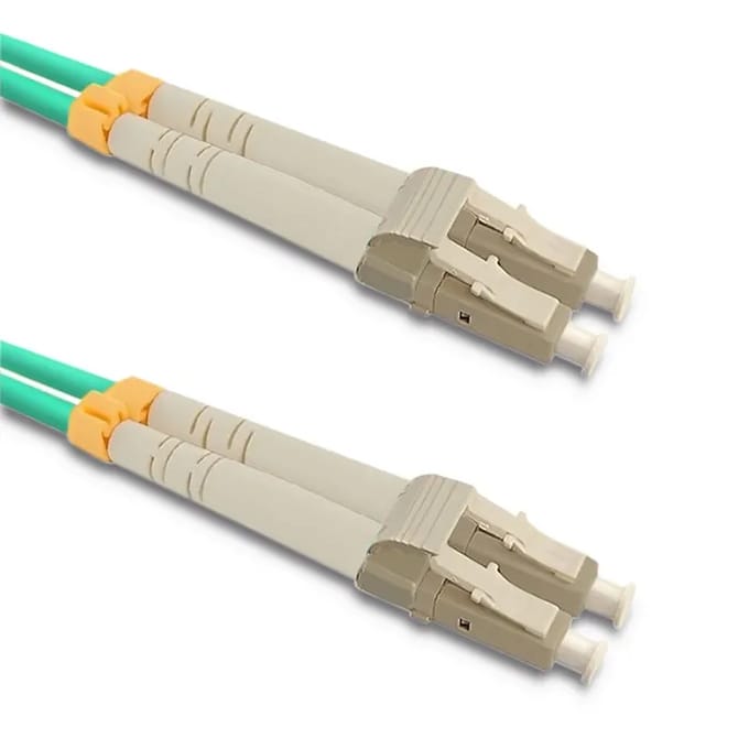 Qoltec glasvezel patchkabel LC/UPC-LC/UPC |   Multimode |   50/125 |   OM3 |   Duplexwoning |   1m