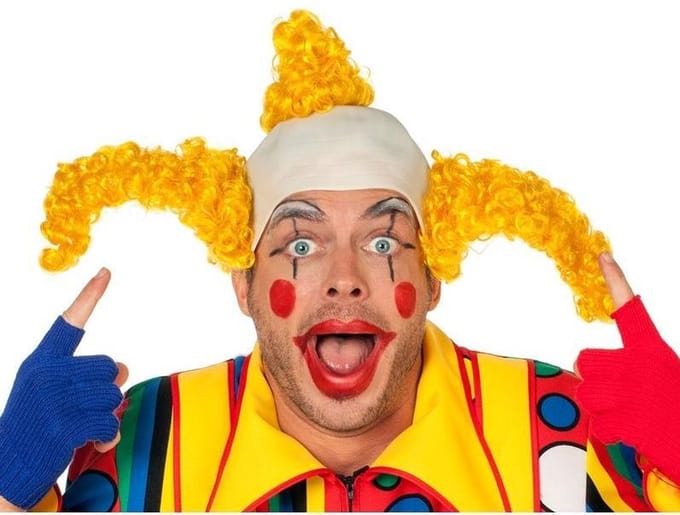 Clown Coco geel