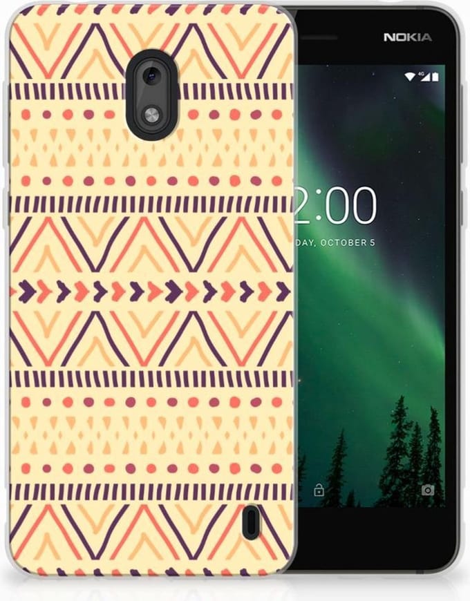 Nokia 2 TPU bumper Aztec Yellow