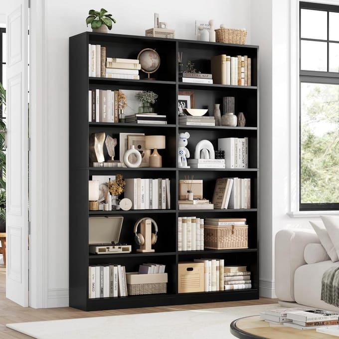 Luxe Boekenkast – Zwart – 7 cm – Industrohome