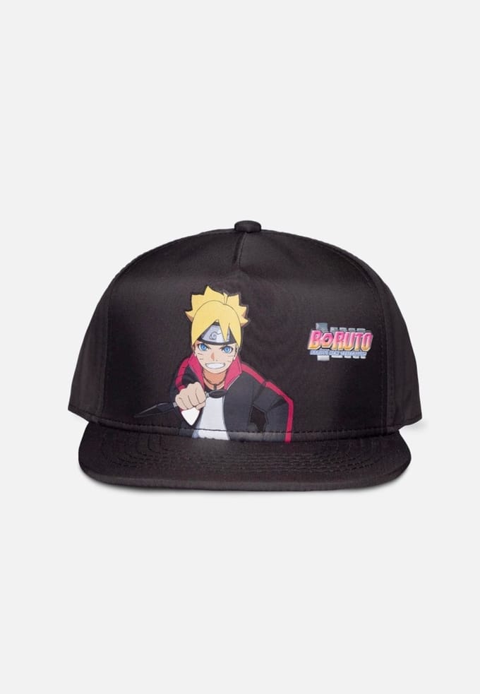 Boruto: Naruto Next Generations Snapback pet kinderen Boruto Graphic Art Zwart