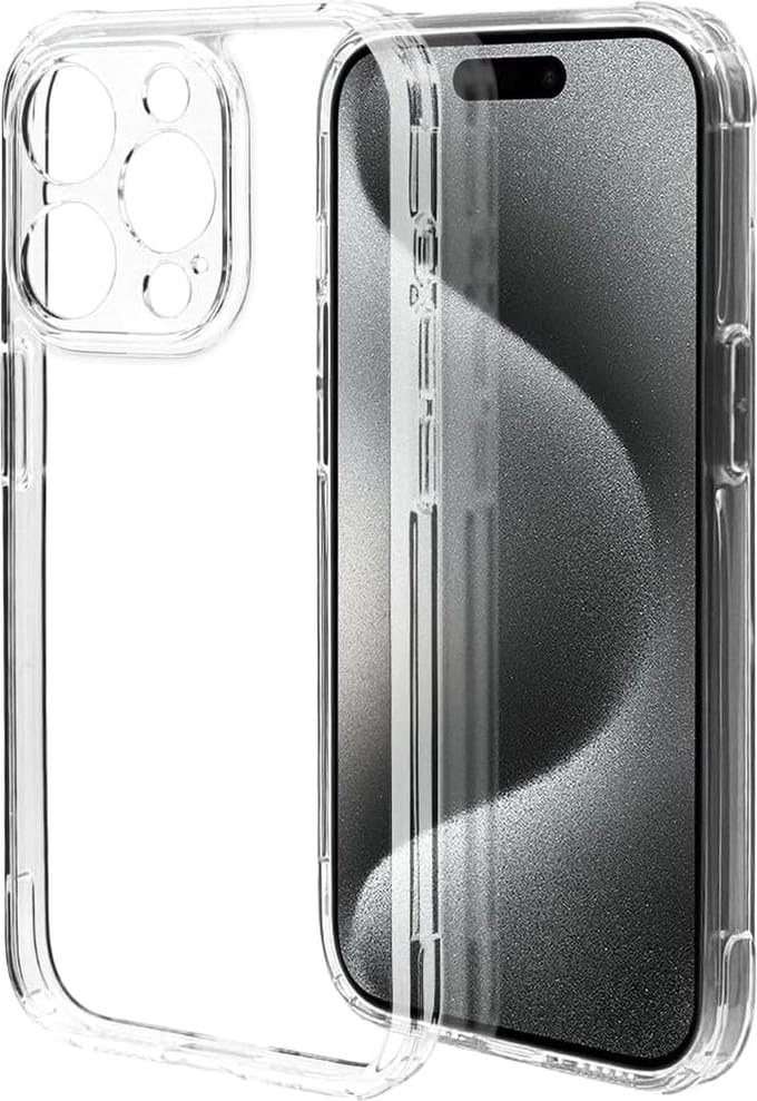 Hoesje geschikt voor iPhone 15 Pro hoesje - Arara shockproof backcover - transparant