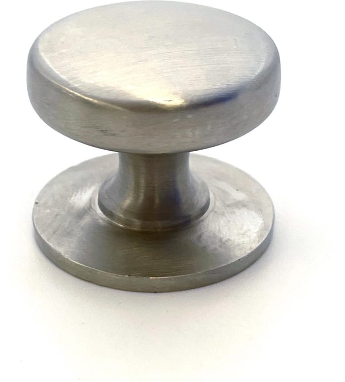 AVENUE decoration meubelknop - model "Pierre" - Ø 32 x 28 mm - mat nikkel