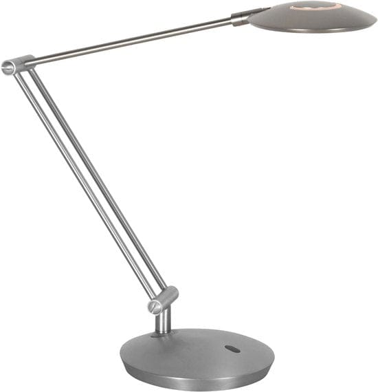 Tafellamp Zenith 2 staal 4393ST moderne verstelbare lamp met draaibare kop en instelbare lichtkleur - Steinhauer Exclusive