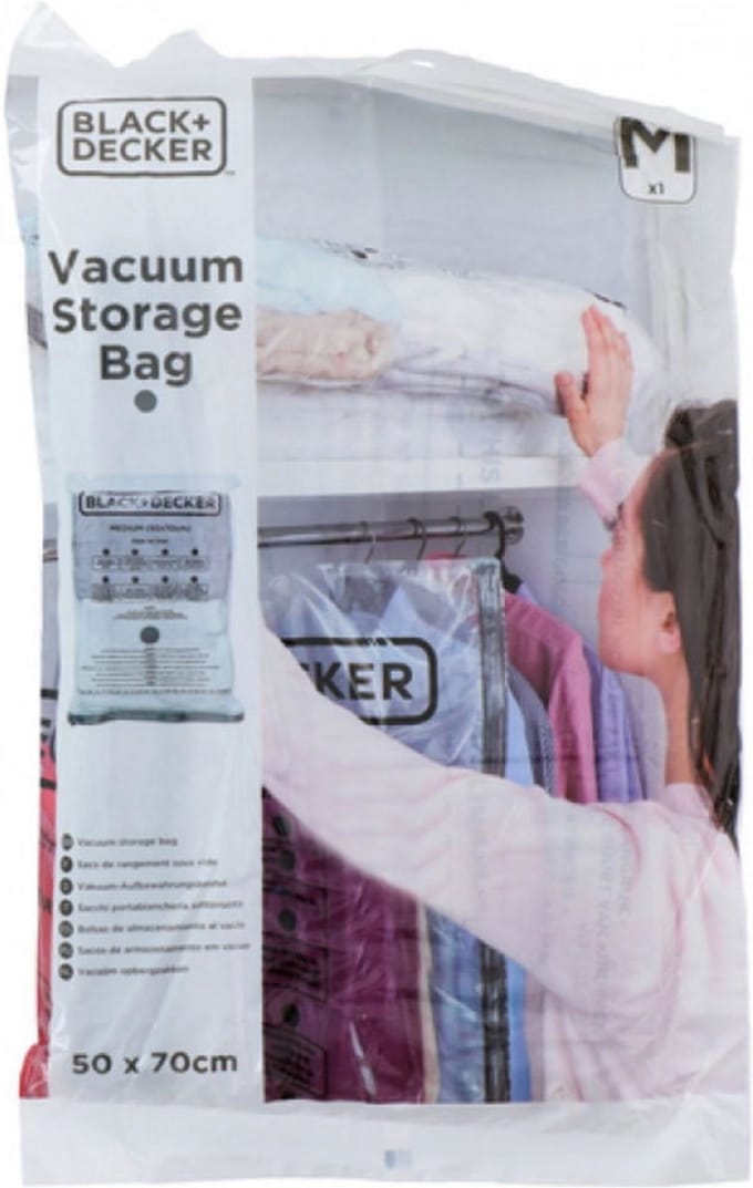 Black+Decker Vacuüm Opbergzak 50x70cm