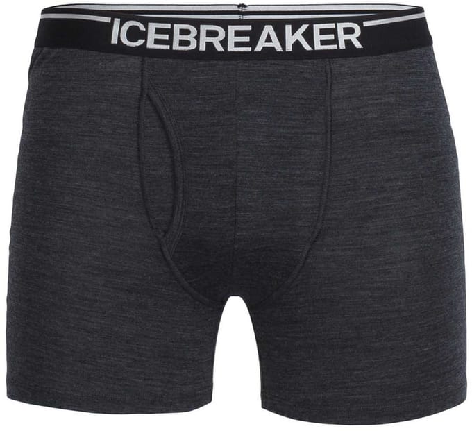 Icebreaker Anatomica With Fly Merino Boxers Grijs S Man