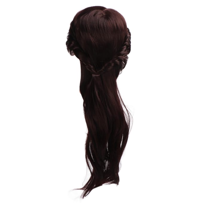 Kapsel Mannequin Hoofd Kapsel Styling Training Vlechten Oefenpop Hoofd met Klemstandaard black