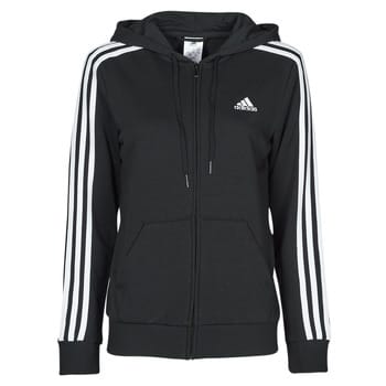 Dames sweater met capuchon en ritssluiting adidas Essentials French Terry 3-Bandes