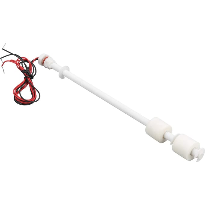 PP Vlotterschakelaar Plastic Vloeistofniveau Detectie Alarm Verbindingsstang Controller 250mm white