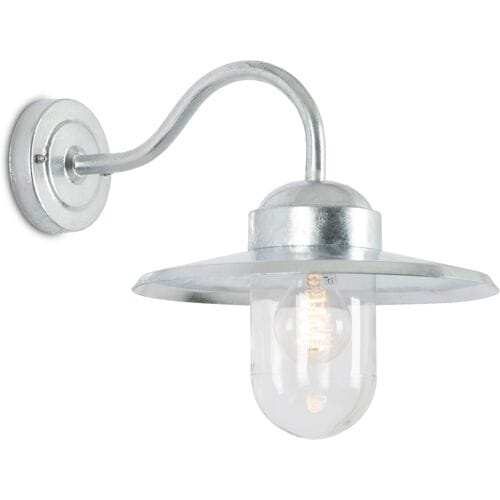 KS Verlichting Dolce Muurlamp Verzinkt met 8W Bewegingssensor LED
