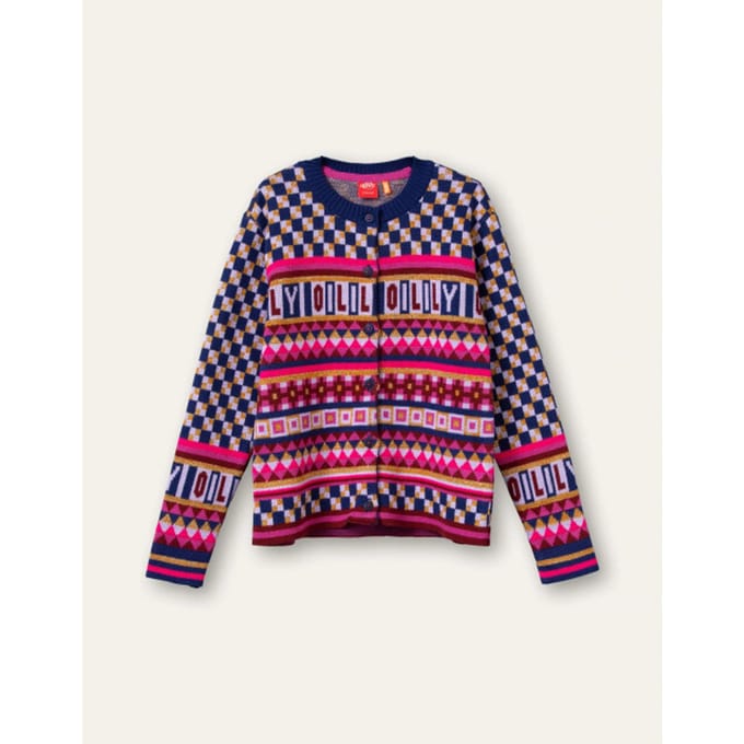 Oilily Vivaldi Vest- maat86/24m Ultramarine