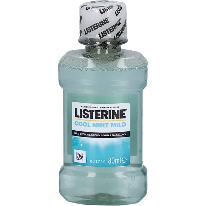 Listerine Mondwater coolmint mild 80 Milliliter