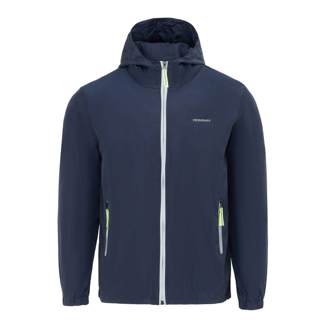 Donnay Heren Lichtgewicht Jas met Capuchon (Marine)