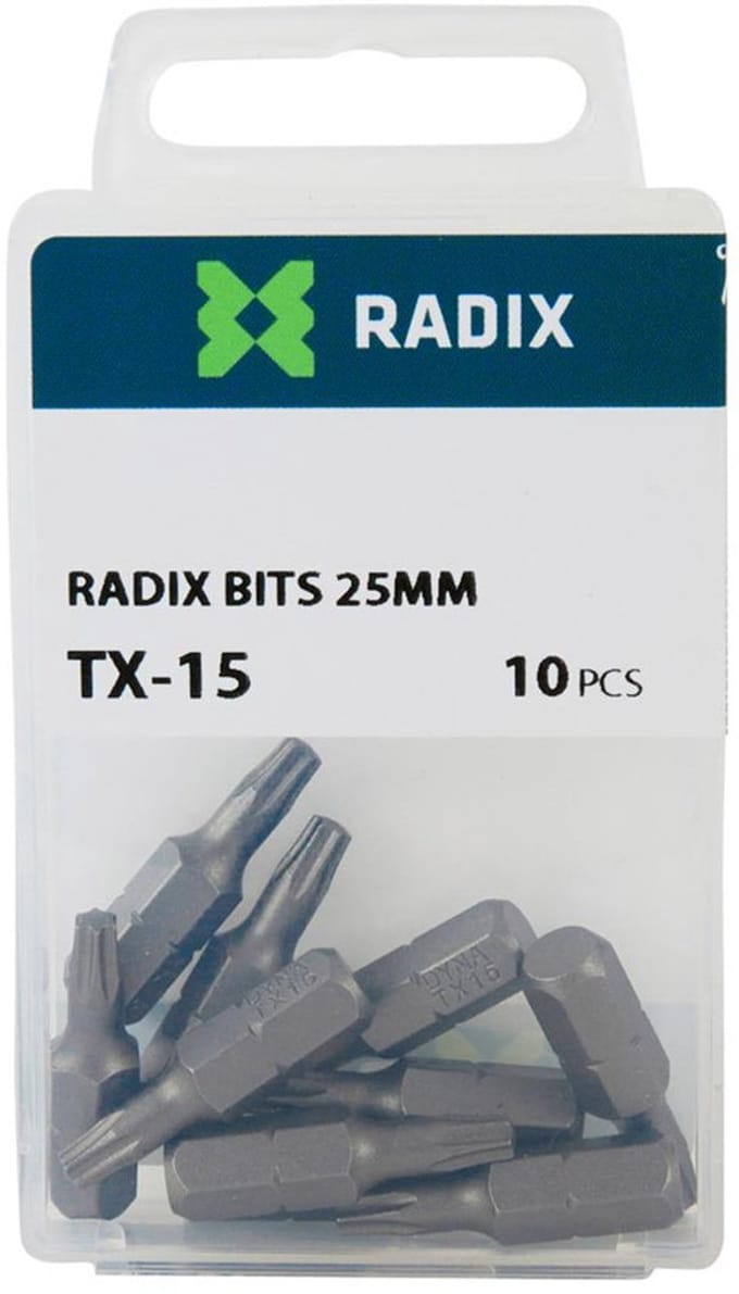 Radix - Schroefbit TX15 (10 stuks)