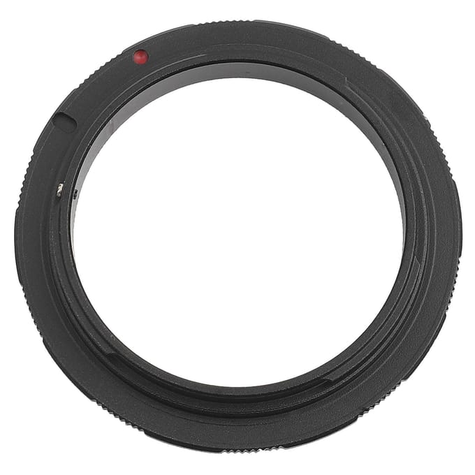 Bague d'adaptation inversée en alliage d'aluminium durable pour prise de vue macro, pour appareil photo reflex numérique à monture Canon EOS EOS-58mm gray