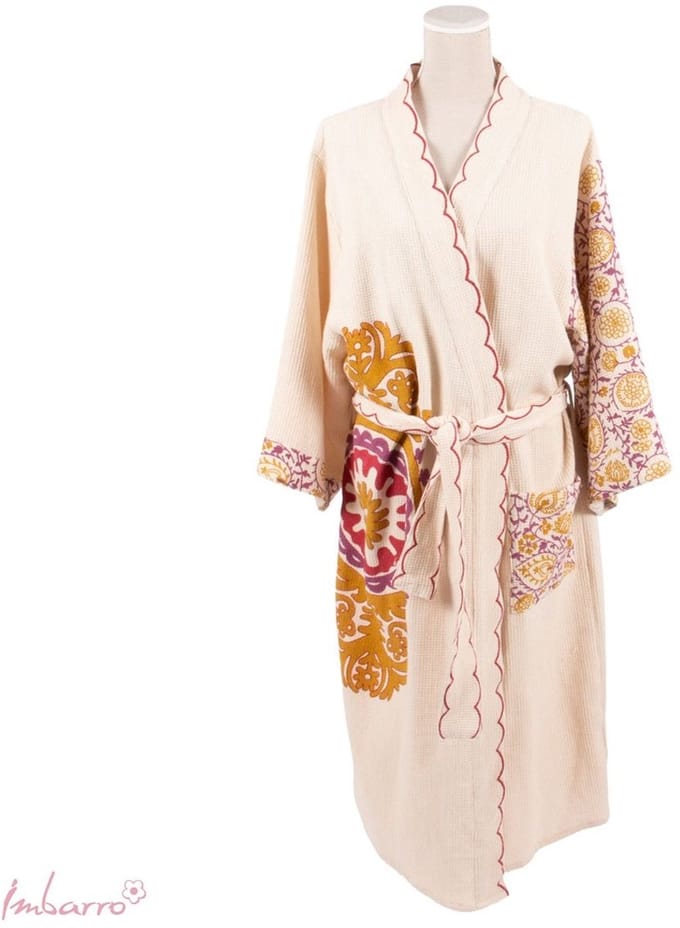 Imbarro - Kimono - Badjas - Ochtendjas - Nayeli - One Size - 100% Katoen